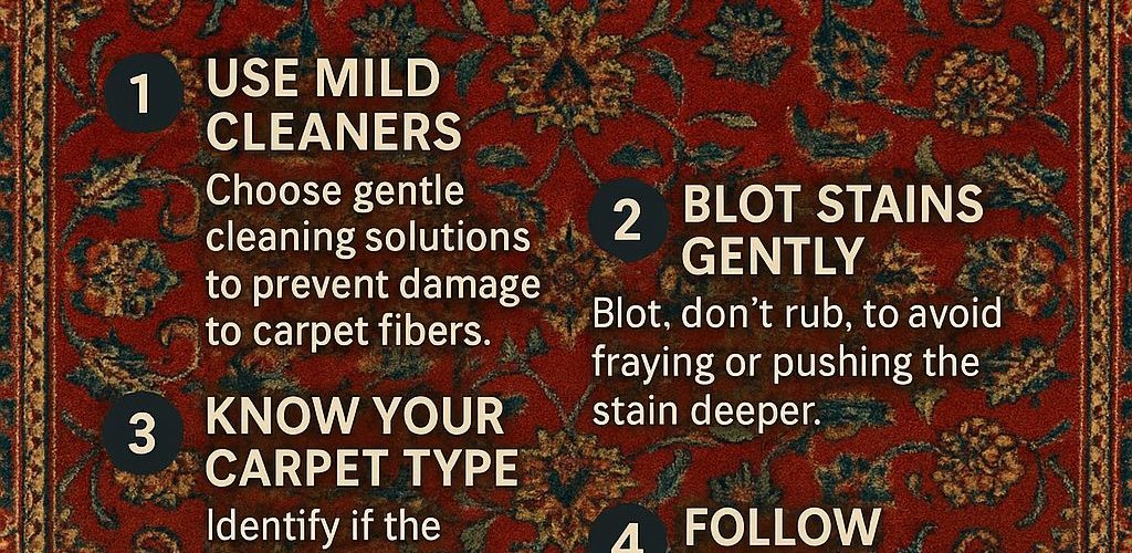 Carpet Cleaning Guide 2025 | Safe Stain Removal & Care for Handwoven vs Machine-Made Rugs