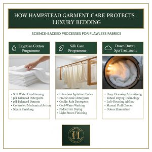 How Hampstead Garment Care Protects Luxury Bedding