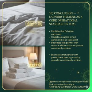 Conclusion — Laundry Hygiene as a Core Operational Standard in 2025