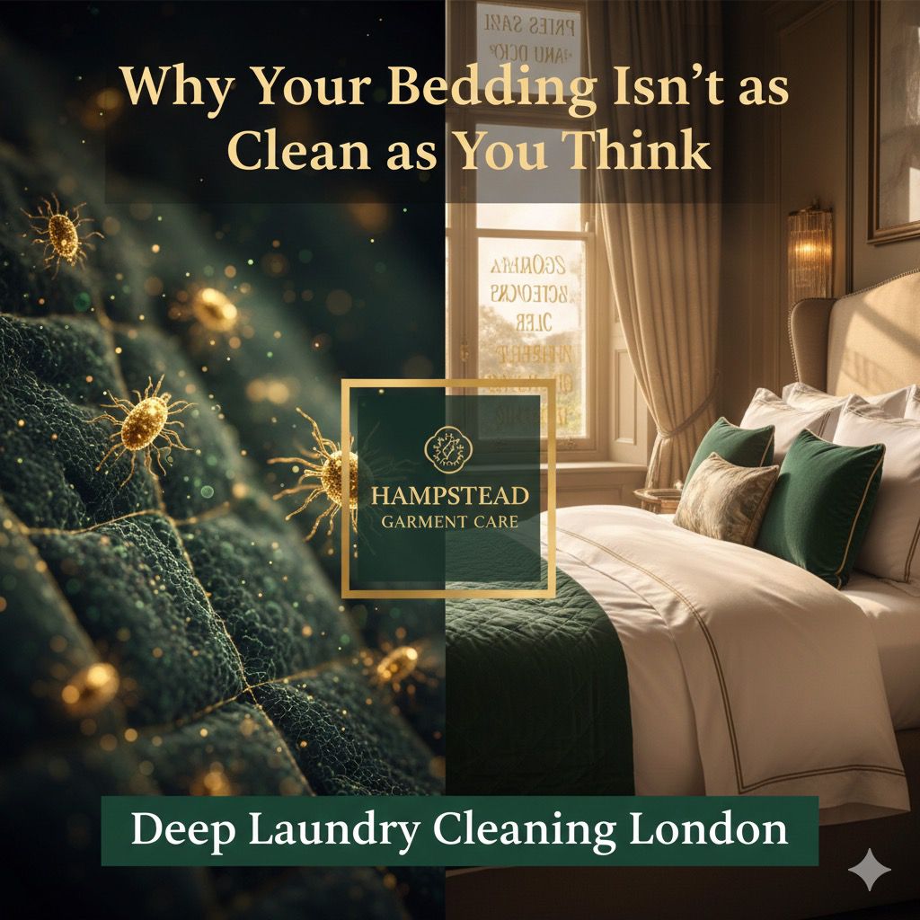 Why Your Bedding Is Not Truly Clean – 2026 Guide to Deep Laundry Cleaning London | Hampstead Garment Care 1 Why Your Bedding Isn’t as Clean as You Think — The Extended 2025 Guide to Deep Laundry Cleaning London