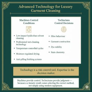 Advanced Technology for Luxury Garment Cleaning