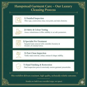 Hampstead Garment Care – Our Luxury Cleaning Process