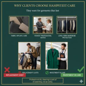 Why Clients Choose Hampstead Garment Care