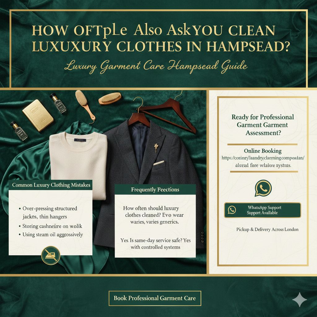 Luxury Garment Care Hampstead Cleaning Frequency Guide