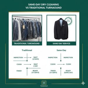 Same-Day Dry Cleaning Hampstead for Different Garment Types