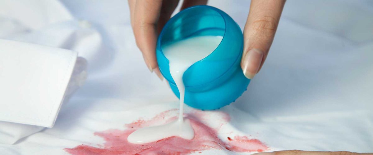 remove stains from white clothes