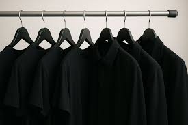 black clothes looking new